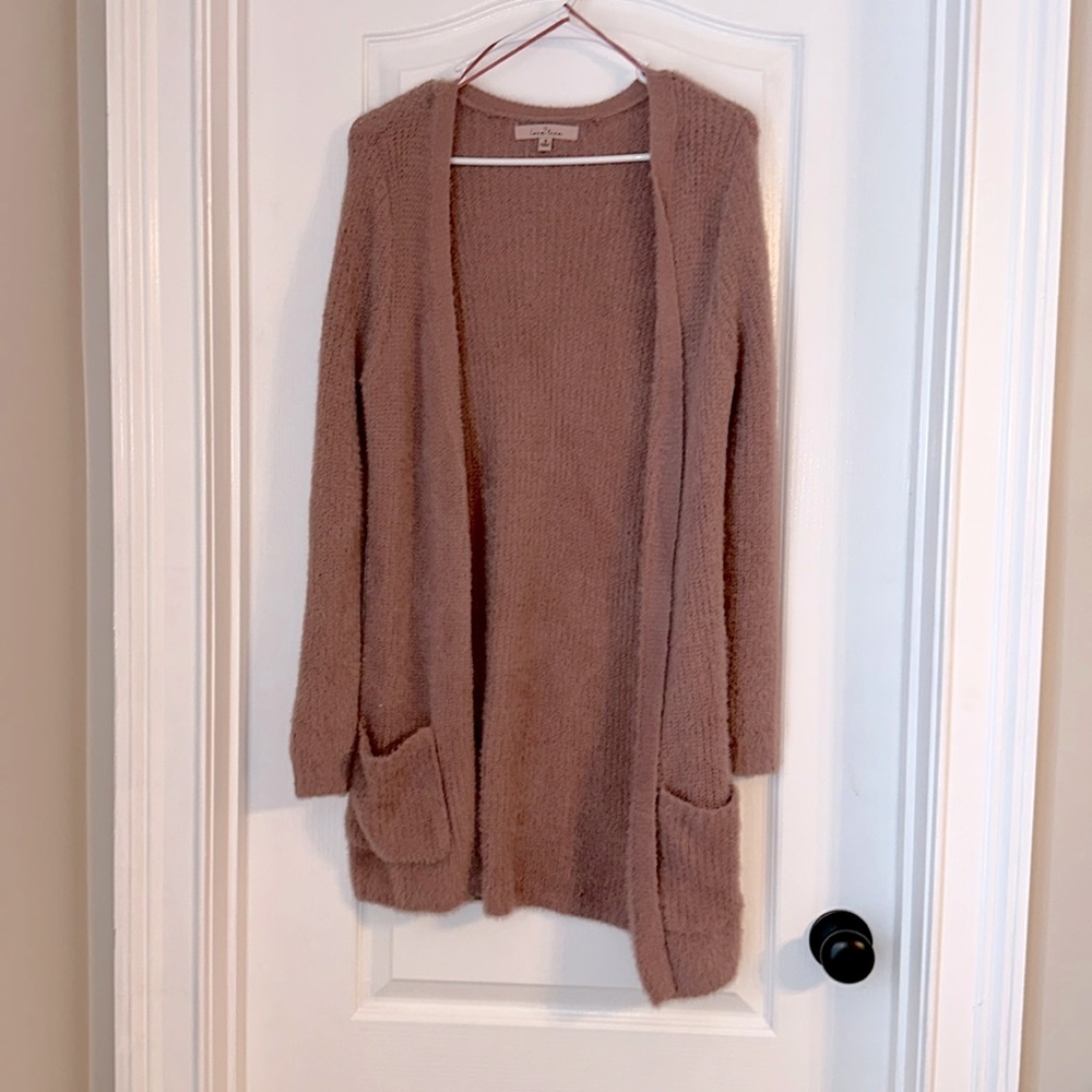 Love Tree Popcorn Eyelash Knit Cardigan Small